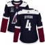 Adidas Colorado Avalanche #4 Bowen Byram Navy Womens 2022 Stanley Cup Champions Alternate Authentic Stitched NHL Jersey Womens
