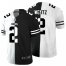 Indianapolis Colts #2 Carson Wentz Mens Black V White Peace Split Nike Vapor Untouchable Limited NFL Jersey