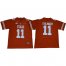 Longhorns #11 Sam Ehlinger Orange Limited Stitched College Jersey