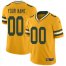 Nike Green Bay Packers Customized Gold Mens Stitched NFL Limited Inverted Legend Jersey