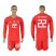 Germany #22 Ter Stegen Red Long Sleeves Goalkeeper Soccer Country Jersey