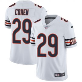 Nike Chicago Bears #29 Tarik Cohen White Mens Stitched NFL Vapor Untouchable Limited Jersey