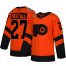 Adidas Philadelphia Flyers #27 Ron Hextall Orange Authentic 2019 Stadium Series Womens Stitched NHL Jersey