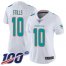 Nike Miami Dolphins #10 Kenny Stills White Womens Stitched NFL 100th Season Vapor Limited Jersey