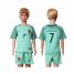 Portugal #7 Ronaldo Away Kid Soccer Country Jersey