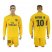Paris Saint-Germain #10 Neymar Jr Away Long Sleeves Soccer Club Jersey