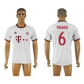 Bayern Munchen #6 Thiago White Soccer Club Jersey