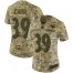 Nike Baltimore Ravens #39 Brandon Carr Camo Womens Stitched NFL Limited 2018 Salute To Service Jersey