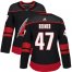 Adidas Carolina Hurricanes #47 James Reimer Black Alternate Authentic Womens Stitched NHL Jersey