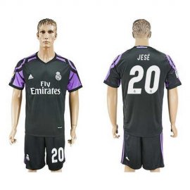 Real Madrid #20 Jese Sec Away Soccer Club Jersey