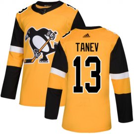 Adidas Pittsburgh Penguins #13 Brandon Tanev Gold Alternate Authentic Stitched NHL Jersey