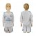 Real Madrid Blank Home Long Sleeves Kid Soccer Club Jersey
