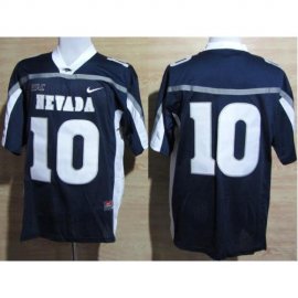 Nevada Wolf Pack 10 Colin Kaepernick WAC Patch Blue College Football NCAA Jerseys