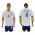 England #4 Gerrard Home Soccer Country Jersey