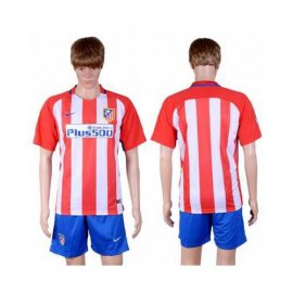 Atletico Madrid Blank Home Soccer Club Jersey