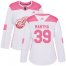 Adidas Detroit Red Wings #39 Anthony Mantha White/Pink Authentic Fashion Womens Stitched NHL Jersey