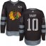 Adidas Chicago Blackhawks #10 Patrick Sharp Black 1917-2017 100th Anniversary Stitched NHL Jersey