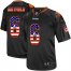 Nike Cleveland Browns #6 Baker Mayfield Black Mens Stitched NFL Elite USA Flag Fashion Jersey