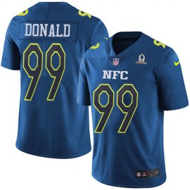 Nike Los Angeles Rams #99 Aaron Donald Navy Youth Stitched NFL Limited NFC 2017 Pro Bowl Jersey