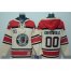 Chicago Blackhawks #00 Clark Griswold Cream Sawyer Hooded Sweatshirt Stitched NHL Jersey