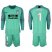 Atletico Madrid #1 Moya Green Goalkeeper Long Sleeves Soccer Club Jersey