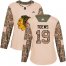 Adidas Chicago Blackhawks #19 Jonathan Toews Camo Authentic 2017 Veterans Day Womens Stitched NHL Jersey