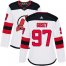 Adidas New Jersey Devils #97 Nikita Gusev White Road Authentic Womens Stitched NHL Jersey