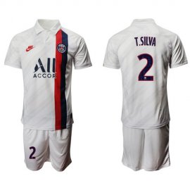 Paris Saint-Germain #2 T.Silva Third Soccer Club Jersey