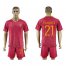 Roma #21 Vainqueur Red Home Soccer Club Jersey