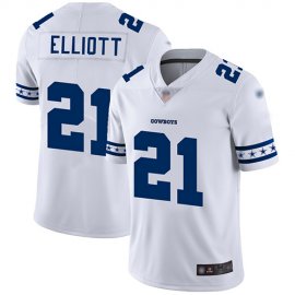 Nike Dallas Cowboys #21 Ezekiel Elliott White Mens Stitched NFL Limited Team Logo Fashion Jersey