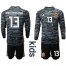 Spain #13 Arrizabalaga Black Long Sleeves Goalkeeper Kid Soccer Country Jersey