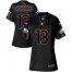 Nike Philadelphia Eagles #13 Nelson Agholor Black Womens NFL Fashion Game Jersey