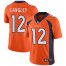 Nike Denver Broncos #12 Brendan Langley Orange Team Color Mens Stitched NFL Vapor Untouchable Limited Jersey