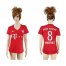 Womens Bayern Munchen #8 Martinez Home Soccer Club Jersey