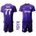 Juventus #77 Buffon Purple Goalkeeper Kid Soccer Club Jersey