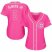 Chicago Cubs #5 Albert Almora Jr. Pink Fashion Womens Stitched MLB Jersey