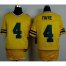 Nike Green Bay Packers #4 Brett Favre Yellow Alternate Mens Stitched NFL Elite Jersey