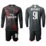 AC Milan #91 Bertolacci Third Long Sleeves Soccer Club Jersey
