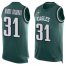 Nike Philadelphia Eagles #31 Nickell Robey-Coleman Green Team Color Mens Stitched NFL Limited Tank Top Jersey