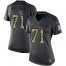 Nike Washington Football Team #71 Trent Williams Black Womens Stitched NFL Limited 2016 Salute to Service Jersey