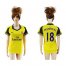 Womens Arsenal #18 Monreal Away Soccer Club Jersey