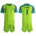 Brazil #1 Alisson Shiny Green Goalkeeper Soccer Country Jersey