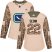 Adidas Vancouver Canucks #22 Daniel Sedin Camo Authentic 2017 Veterans Day Womens Stitched NHL Jersey