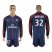 Paris Saint-Germain #32 David Luiz Home Long Sleeves Soccer Club Jersey