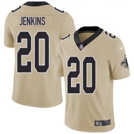 Nike New Orleans Saints #20 Janoris Jenkins Gold Mens Stitched NFL Limited Inverted Legend Jersey