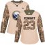 Adidas Buffalo Sabres #23 Sam Reinhart Camo Authentic 2017 Veterans Day Womens Stitched NHL Jersey