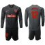 Atletico Madrid #12 Augusto Away Long Sleeves Soccer Club Jersey