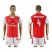 Arsenal #4 Mertesacker Champions League Home Soccer Club Jersey