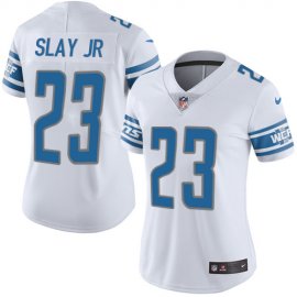 Nike Detroit Lions #23 Darius Slay Jr White Womens Stitched NFL Vapor Untouchable Limited Jersey