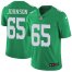 Nike Philadelphia Eagles #65 Lane Johnson Green Youth Stitched NFL Limited Rush Jersey